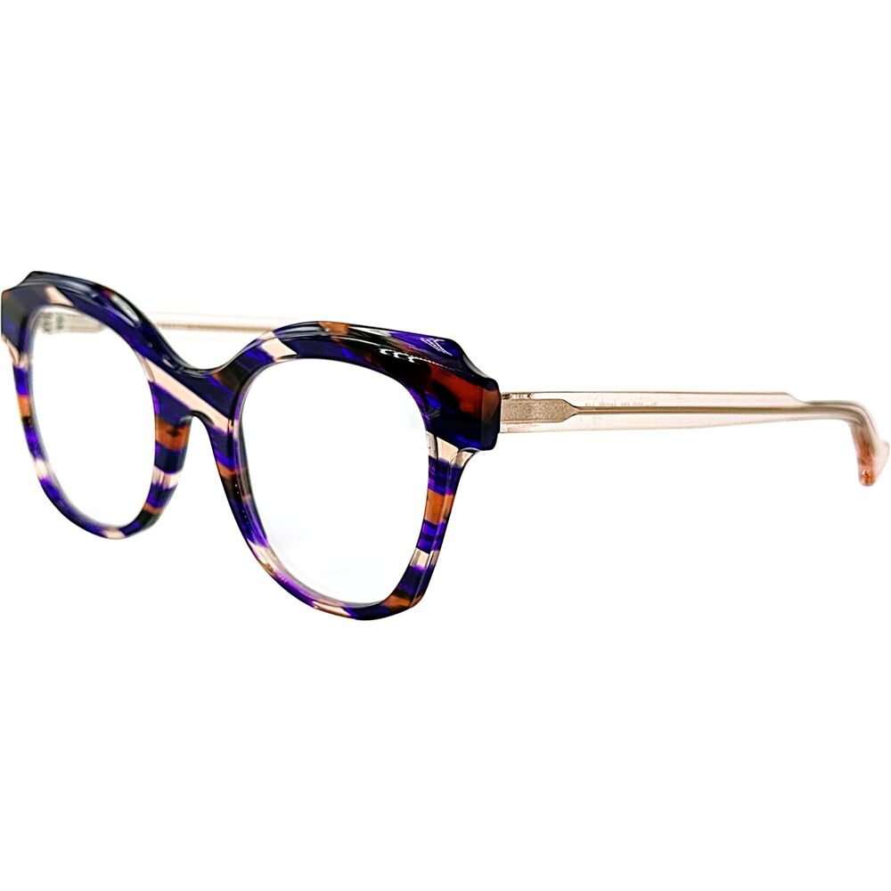 PLM Diva XVII Womens Plastic Eyeglass Frame 475 Purple Blush 48-23 France